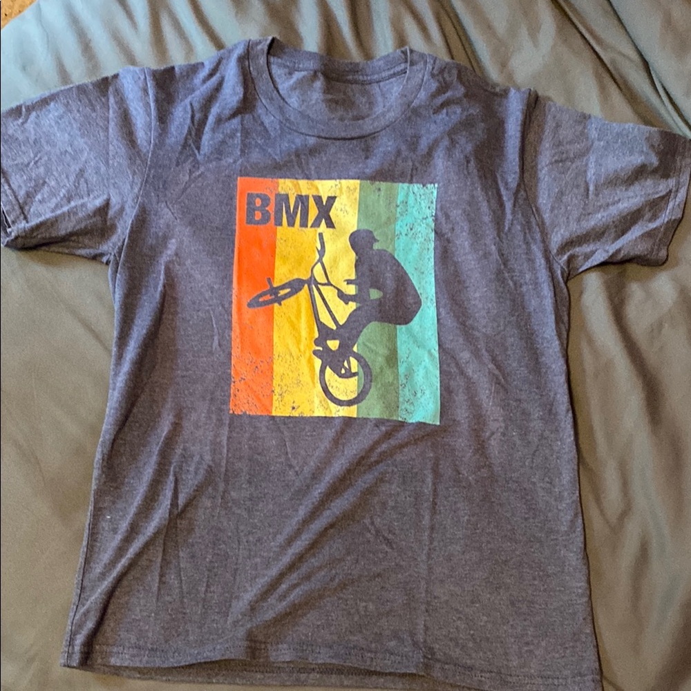 BMX Kids Short Sleeve Tee - Gray